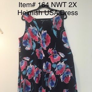 Item# 164. NWT. 3X Heimish USA Dress with pockets